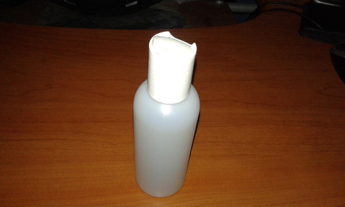 Envase Plástico  120 Ml,cosmetico, T/ Disktop,blanco.x 3 Und