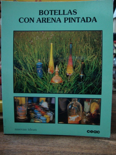 Botella Con Arena Pintada.