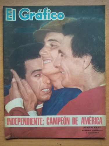 El Grafico 2376 Independiente Campeon  America 1965