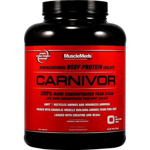 Carnivor Protein Muscle Meds - 4lbs 1.800g - Promoção!!!