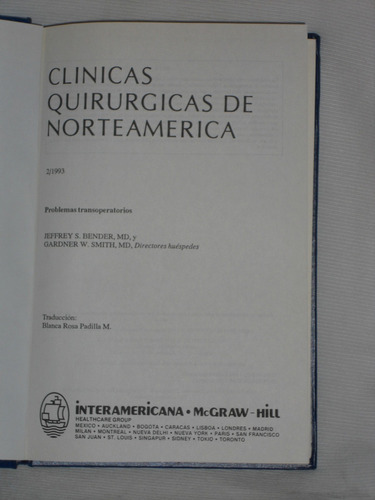Clínicas Quirurgicas De Norteamerica Vol 2 Interamericana