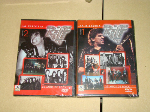 Riff La Historia 1&2 25 Años De Rock Pappo 2 Dvds  / Kktus