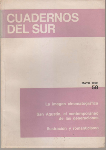 Cuadernos Del Sur Num 58 Mayo 1969