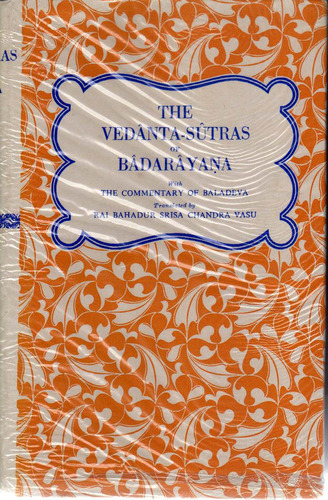 The Vedanta-sutras With The Commentary Govinda Bhasya