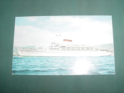 Postal Postcard Barcos Navios Italia Crucero Augustus