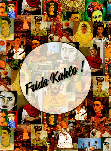 Láminas Decoupage Autoadhesivas - Frida Kahlo Dalí Warhol