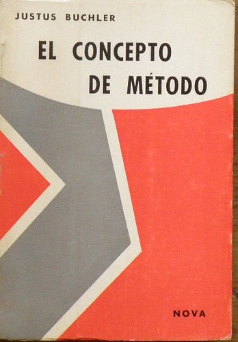 El Concepto De Método. Justus Buchler