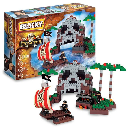 Blocky Bloques Isla Pirata