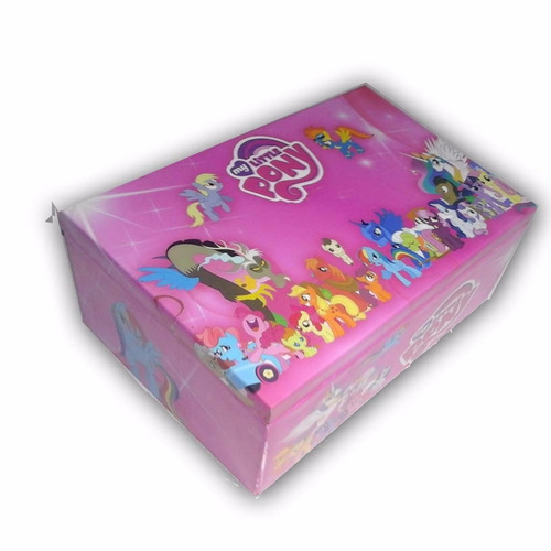 Imagen 3 de 6 de My Little Pony Cofre De Madera Personalizado. (34x20x20)