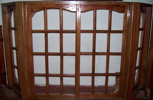 Ventana Bow Wndow 150x110 En Cedro Nacional