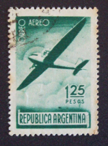 Argentina Aviones, Sello Gj 848a Error Hilos Usado L0618