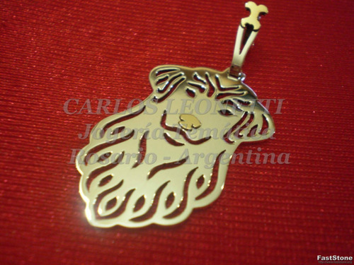 Golden Retriever - Dije En Plata 925 Y Oro 18k