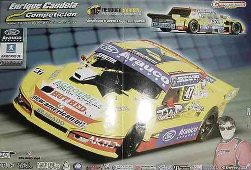 Poster Automovilismo Enrique Candela Competicion