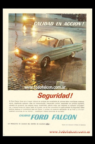 Carteles Antiguos Chapa Gruesa 60x40cm Ford Falcon Au-071