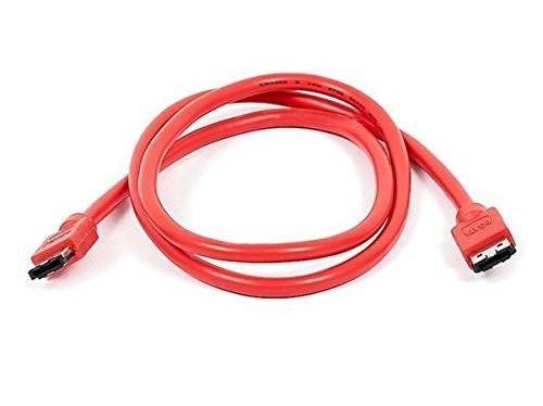 Monoprice 108790 3 Pies Sata Externo Blindado Cable Esata A 