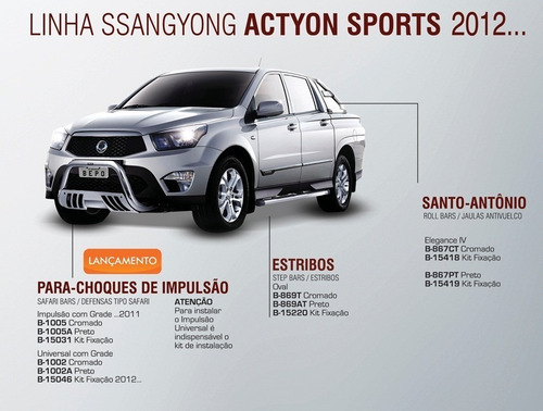 Ssangyong, Barra Antivuelco, Cromada, Marca Bepo, Oferta!!!