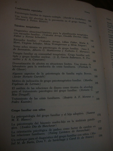 Imagen 4 de 6 de Patologia Y Terapeutica Del Grupo Familiar. Sluzki, Carlos E