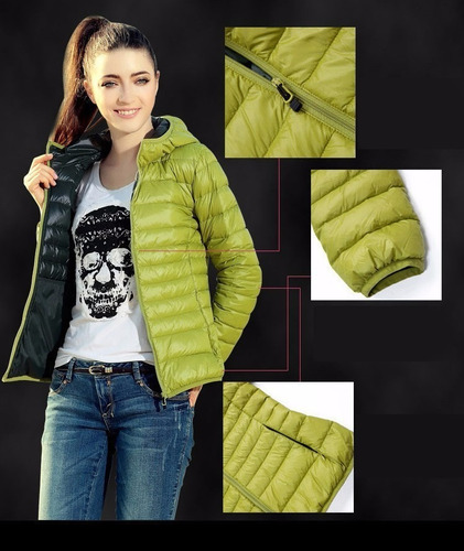 Casaca Impermeable Parka Mujer