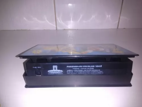 fita VHS Pokémon - Eu Escolho Você, Pikachu! (dublado)