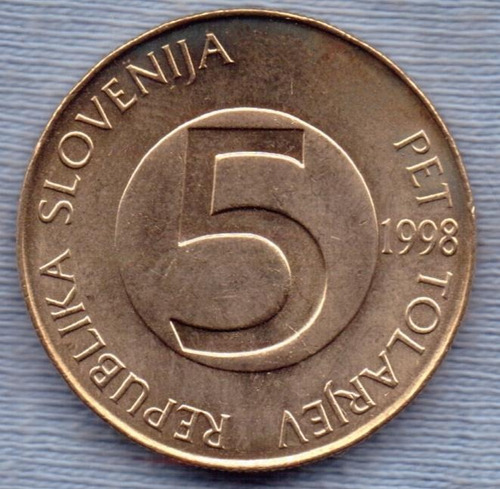 Imagen 2 de 2 de Eslovenia 5 Tolarja 1998 * Ibex *