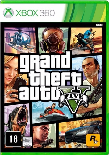 Gta V Grand Theft Auto 5 Xbox 360 Pt Br Português