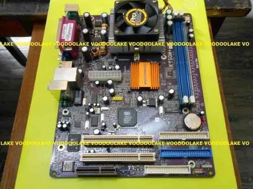 Motherboard Ecs K7som+ (v7.5c) Micro Onboard - Retro (Usado)