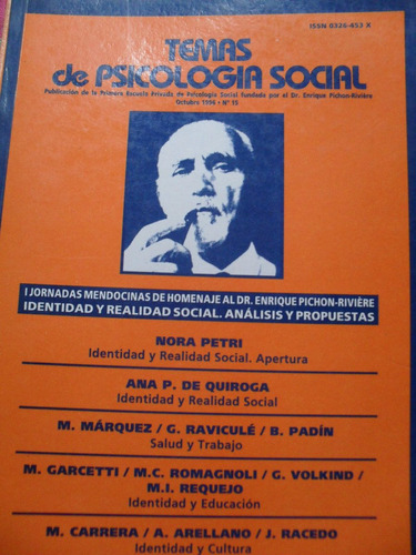Temas De Psicologia Social - N° 15 - Octubre De 1996