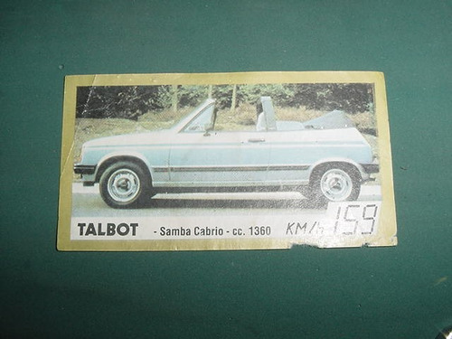 Figurita Antigua Automovil Talbot Samba Cabriolet