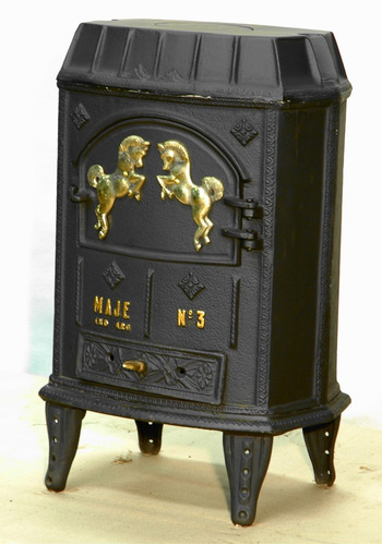 Salamandra Maje Nº3 A Leña (con Bronce) Oferta Limitada