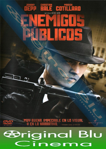 Enemigos Publicos Depp/ Bale/ Cotillard Dvd Original Almagro