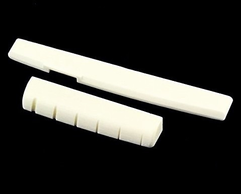 Rastilho E Nut ( Pestana ) De Osso Para Violão Folk, Jumbo