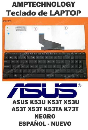 Teclado Laptop Asus K53u K53t X53u A53t X53t K53ta K73t