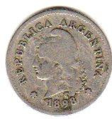Moneda Niquel 10 Centavos Año 1898 Oferta