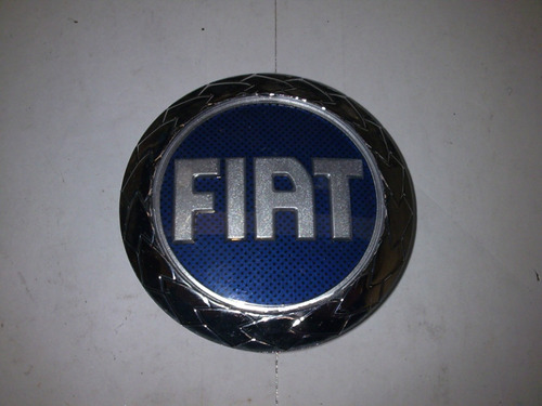 Insignia Parrilla Fiat Uno Fire Azul 2004/2006 75mm