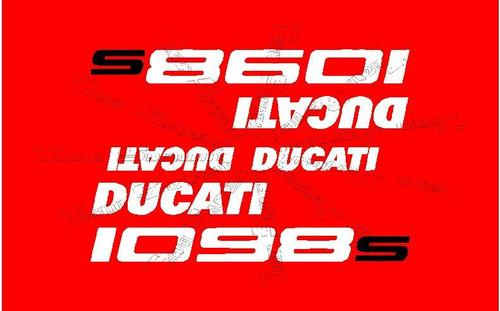 Kit De Stickers Calcomanias Para Moto Ducati 1098s