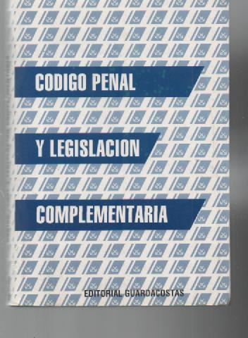 Codigo Penal Y Legislacion Complementaria - Libros
