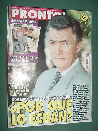 Revista Pronto 125 Capetillo Peña Margal Azucar Moreno Avile