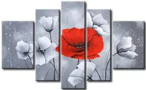 Comprar Cuadros Florales Modernos, Dipticos, Tripticos,texturados