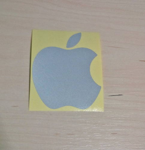 Calcomania Reflectiva De Apple Mac (2 Unidades)