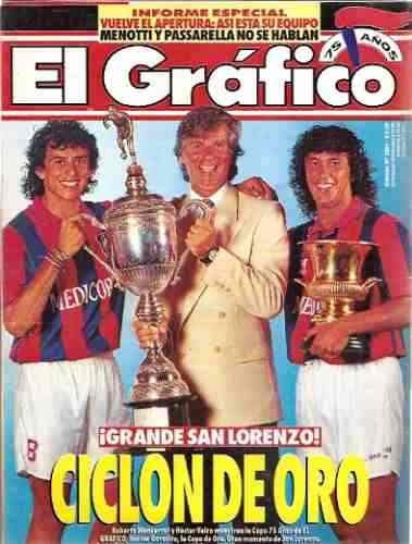 Revista Grafico 3881 San Lorenzo Copa Oro Mendoza Asad Velez