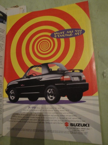 Publicidad Suzuki X-90 Año 1996