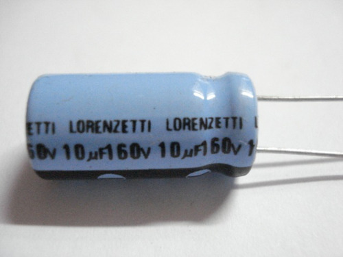 10uf X 160 Volt 200 Unidades Marca Lorenzetti Capacitor