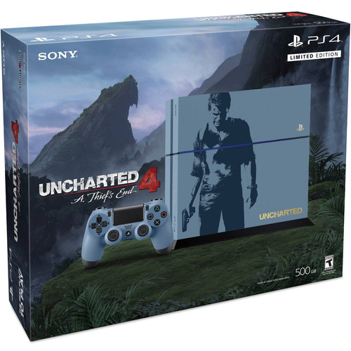 Sony Play Station 4 500gb + Uncharted 4 Bundle Ps4