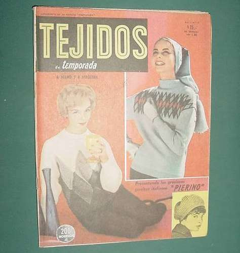 Revista Temporada 19 May60 Tejidos Moda Ropa Costura Diseño