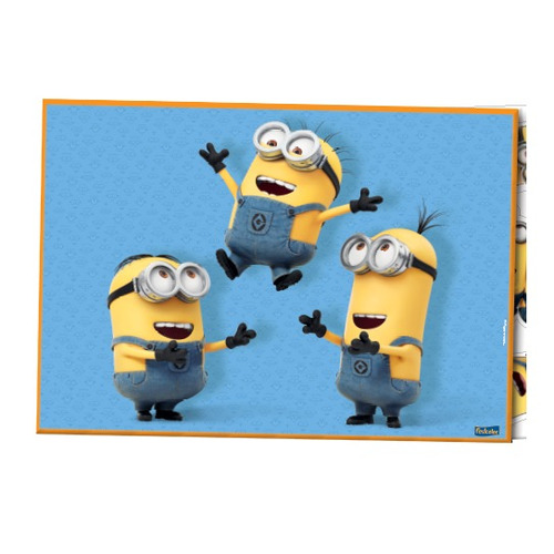 Kit Decorativo Com Painel Decoração Festa Minions +10 Peças