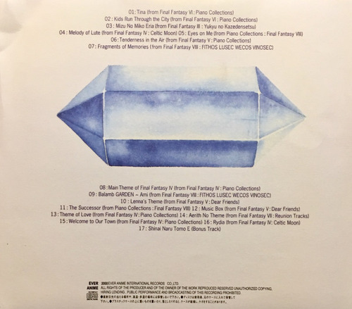 Cd Potion Relaxin With Final Fantasy (Usado)