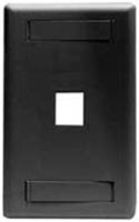 Hubbell Ifp11bk Wallplate Faceplate P/ 1 Jack Keystone Negro