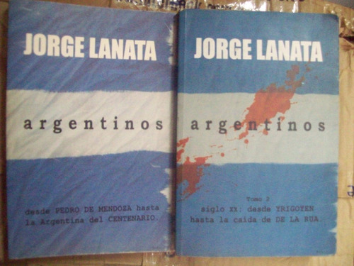 Argentinos - Jorge Lanata - 2 Tomos 