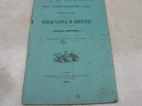 Mercurio Peruano: Boletin Sociedad De Ingenieros 1899 L25