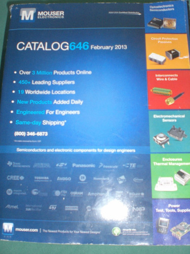 Imagen 2 de 6 de Catalogo De Electrónica #646 Mouser Electronics